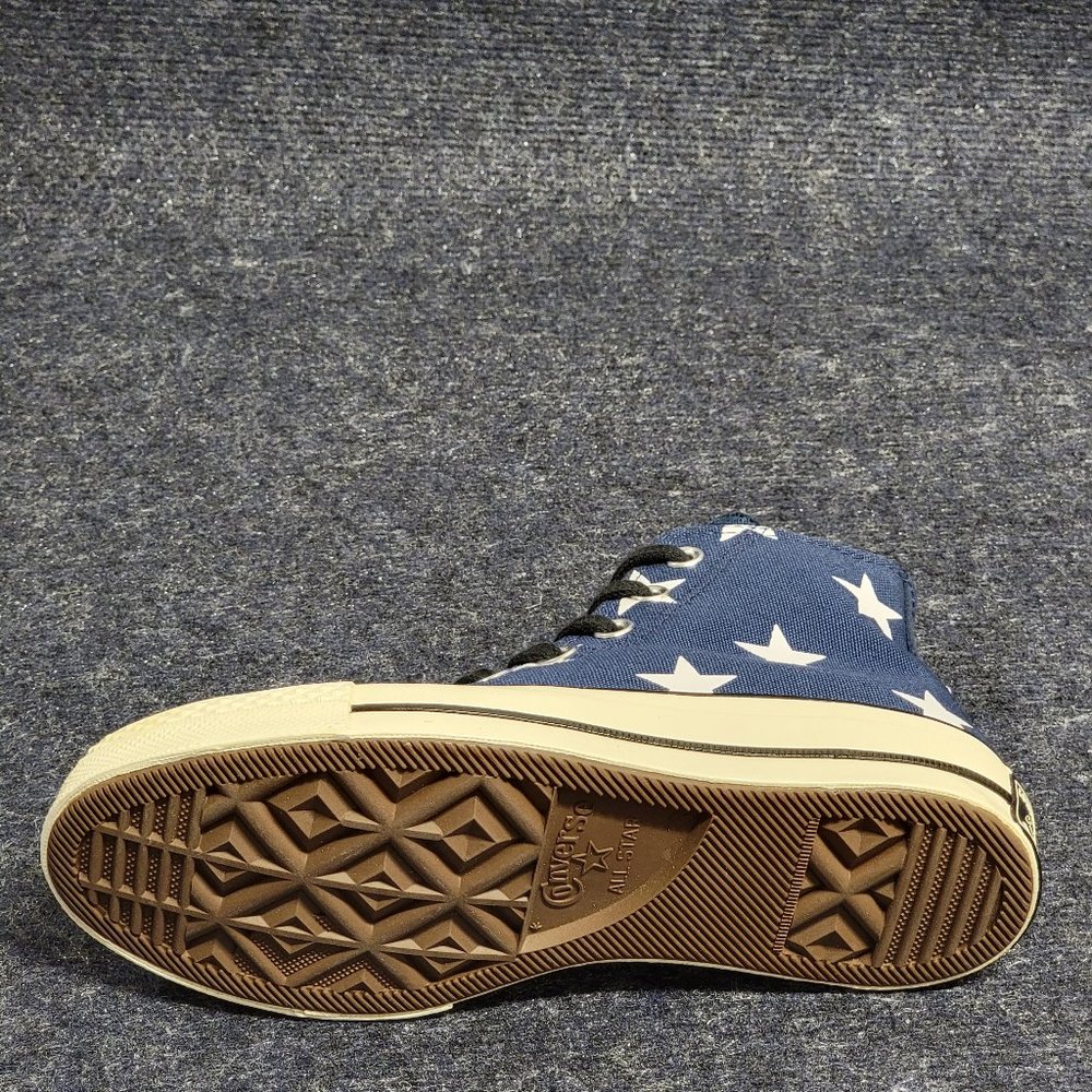 Converse Women's Chuck 70 Hi Archive Print Canvas 163409C Navy/White/Egret Sze 5 - Picture 6 of 10